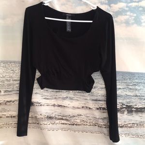 Black forever 21 crop top
